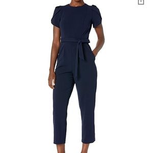 Calvin Klein Pants Jumpsuits Calvin Klein Navy Cropped